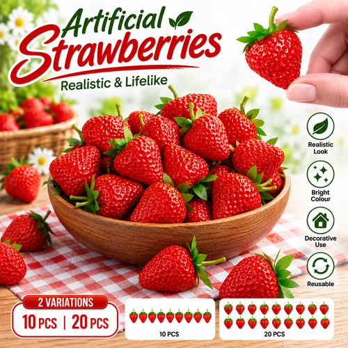 Artificial strawberries - artificial,