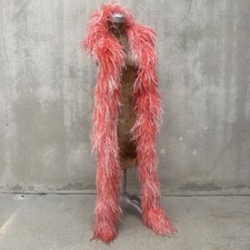 Vintage 1930s Pink Ostrich