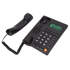 Corded Telephone Hands Free Calling Desktop Landline Phone For Home Office Hote