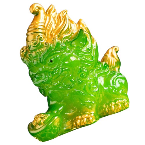 Light green resin kylin - green,