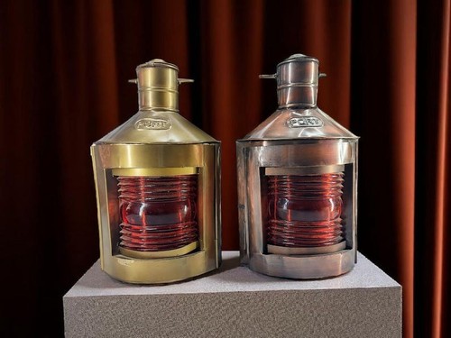 Pair nautical port - nautical, red