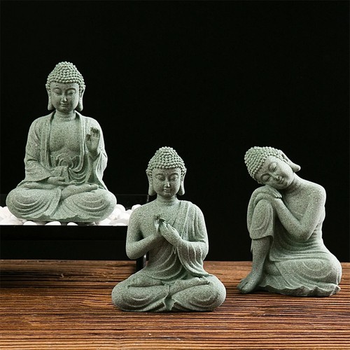 Stone buddha statue ornament - stone,
