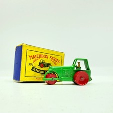Matchbox Lesney 1b Aveling Barford Road Roller Boxed Regular Wheels