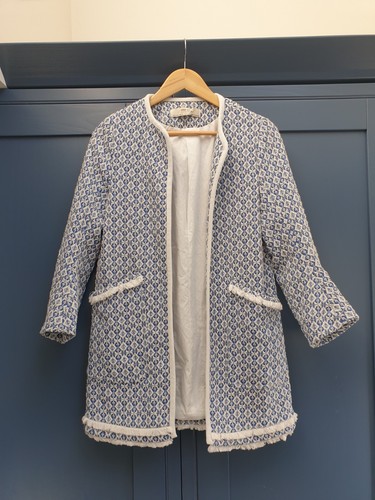 Zara blu and - summer, coat