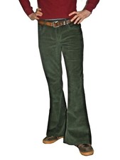 FLARES Green Mens STRETCH bell