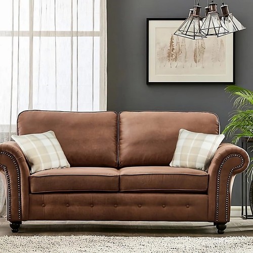 Trendy aura brown leather - ,