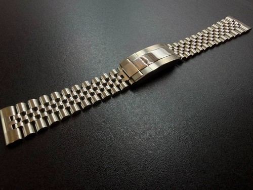 22mm jubilee silver steel - 22mm,