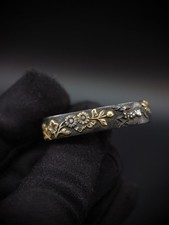 Japanese Babycham  Single Fuchi for Katana Wakziashi Edo Period Antique F142