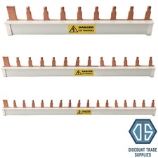 100A Copper Insulated Busbar Domestic Consumer Unit 10 14 18 Module 8 12 16 MCB