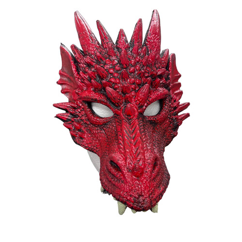 Halloween red dragon head - dragon,