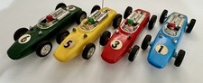 4 Vintage Kent F1  Porsche IndyCar Slot Racing Cars.(rare). 