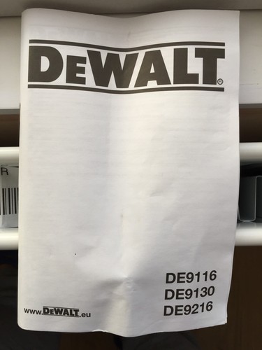 Dewalt de9116 charger - dewalt,