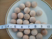 20x Wood balls. Turned wooden balls. 25mm   1"