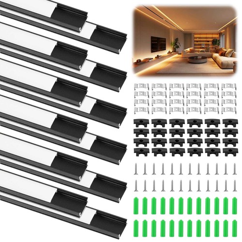 12x led aluminium channel - led,