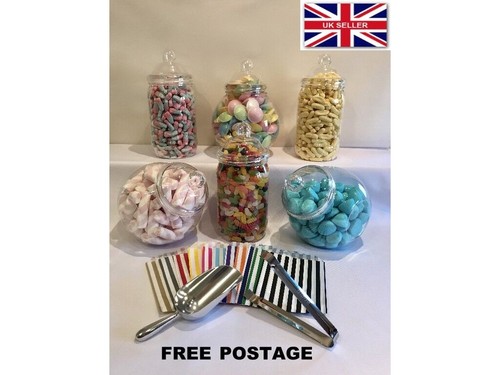Large plastic sweet - sweet, x6