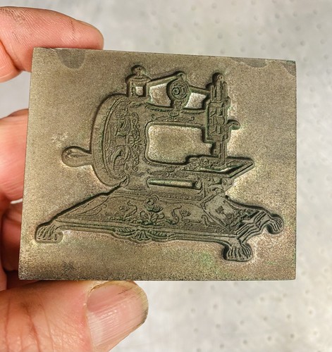 Letterpress printing block - letterpress, sew