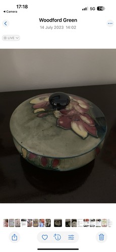 Rare william moorcroft box - rare,