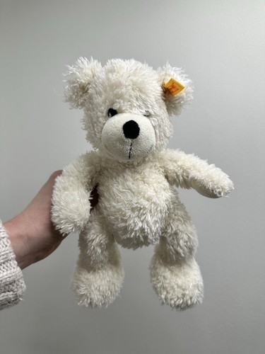 Steiff teddy bear white soft - bear,