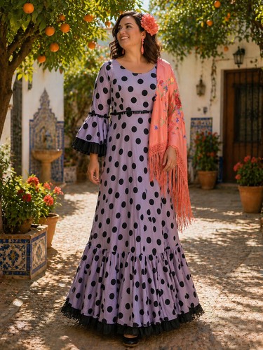 Spanish ladies flamenco feria - ladies,