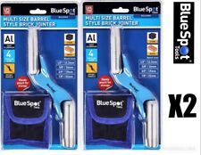 Brick Jointer Set Barrel Style 4 Sizes 12.5mm 16mm 19mm 22mm Bricks Blocks X2