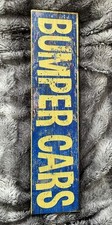 Bumper Cars Sign Vintage Style