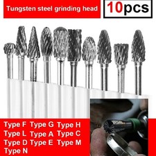 10pcs Tungsten Carbide Burr