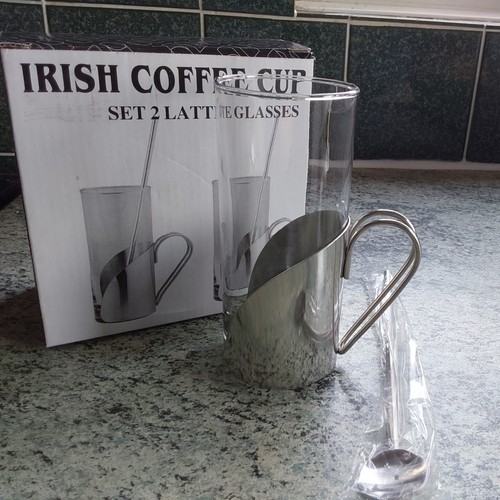 Irish coffee latte glass - irish, coffee/latte