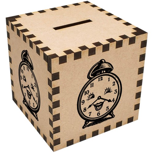 Happy face alarm clock - face, money
