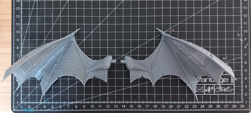 Monstrous star dragon wings - dragon,