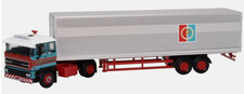 Oxford 76D28003 1/76 DAF 3300 Short Van Trailer Pollock