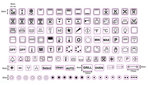 119 small assorted oven