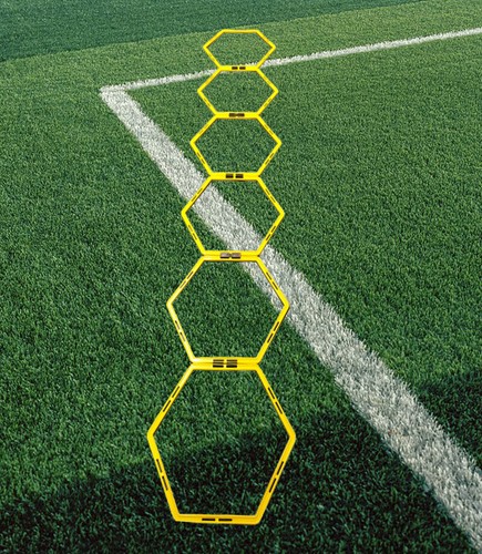Hex agility rings football - 6,