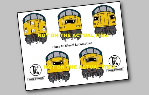 Sticker class locomotive - 40,