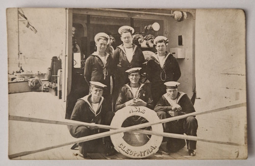 Ww1 royal navy crew deck - crew,