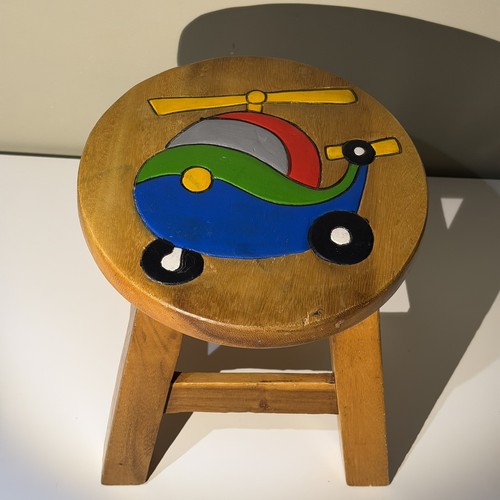 Childrens wooden stool - stool,