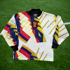 Umbro Scotland Goalkeeper Shirt 1994 Long Sleeve GK Jersey Size LB Vintage