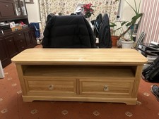 Large TV Unit – Solid Oak