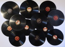 Collection of 12 8" 78rpm & 9"