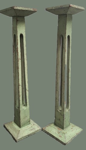Tall art deco oak shop - deco,
