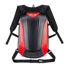 Hard shell backpack motorcycle Bagtecs red DK866