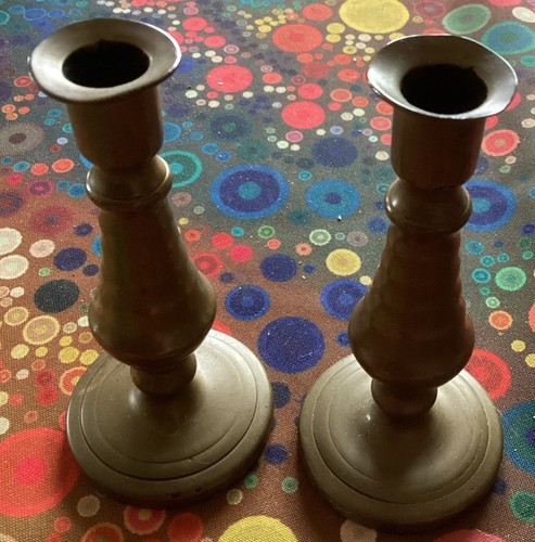 Pair vintage brass - pair,