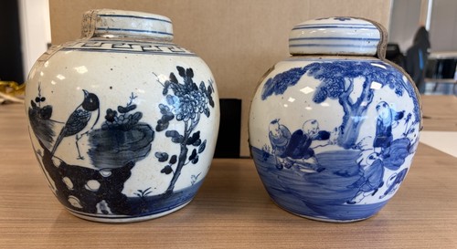 Blue and white - 2, jar