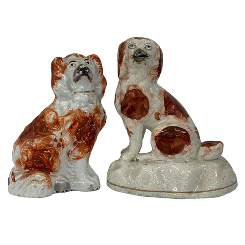 Antique staffordshire seated - antique,