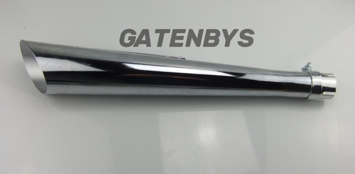 Long motorcycle silencer - motorcycle,