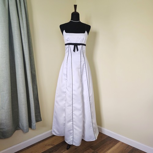 Vintage 90s y2k white satin - vintage, &