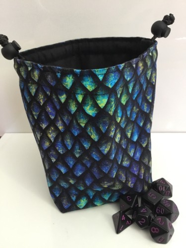 Dice bag dragon - bag, scales