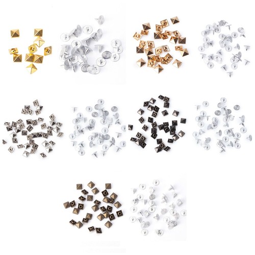 100pcs metal pyramid studs - pyramid,