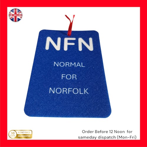 Norfolk novelty slogan car - novelty,