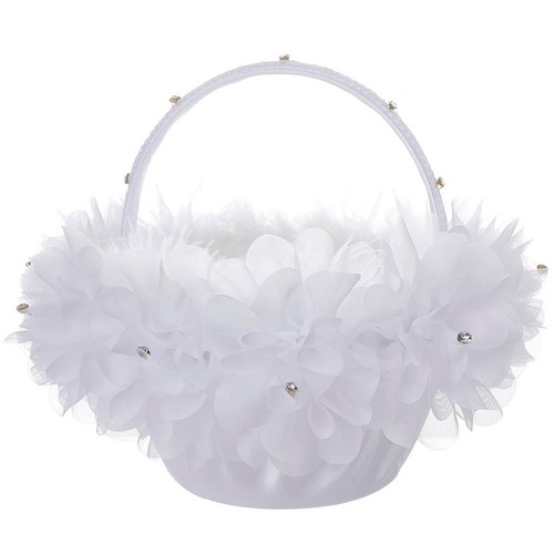 White wedding flower girl - wedding,