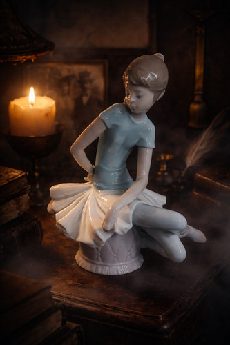 Lladro porcelain ballerina - lladro,
